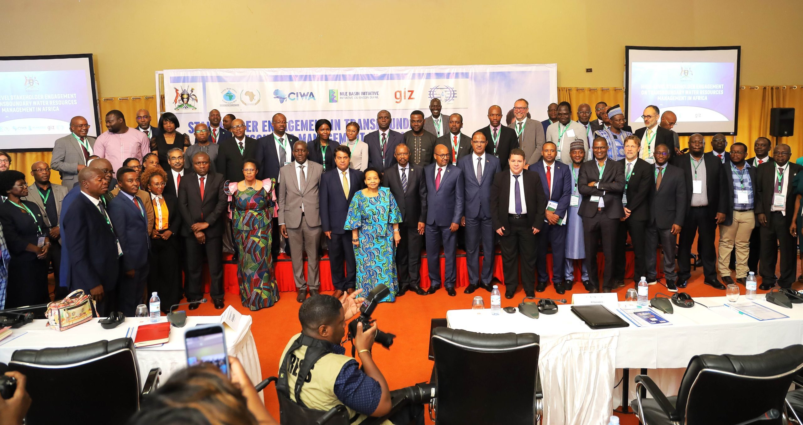 Group Photograph of Participants at the High-level Stakeholders Engagement on Transboundary Water Resources Management in Africa